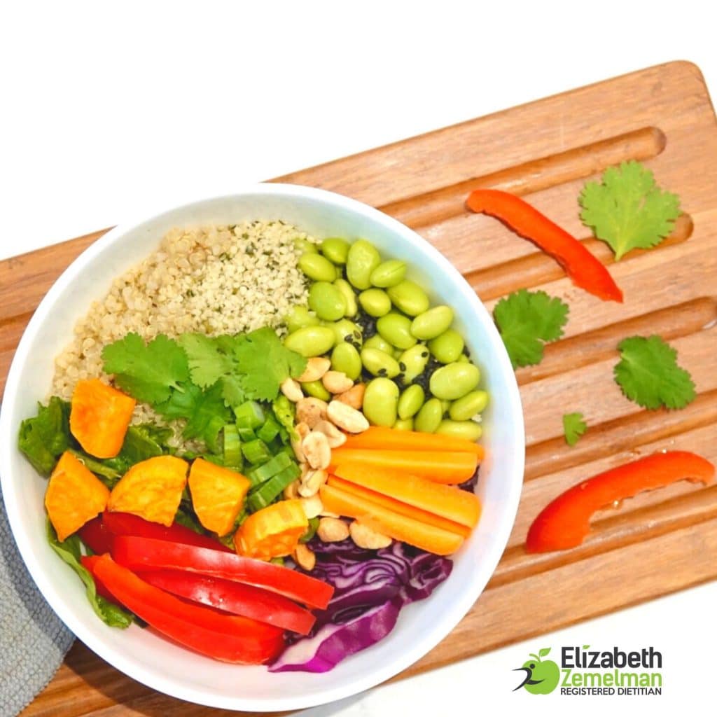 Asian Buddha Bowl Recipe Elizabeth Zemelman Toronto Dietitian and